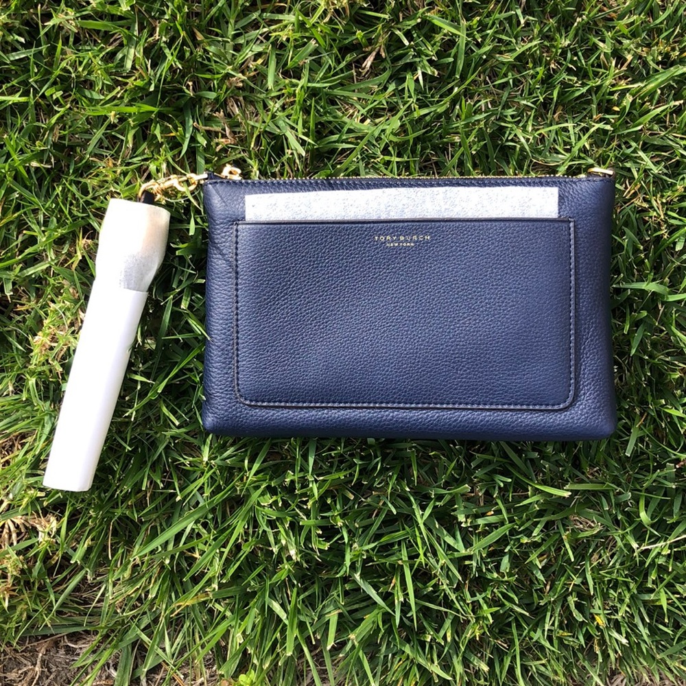 BNWT Navy Blue Tory Burch Crossbody with Tassel